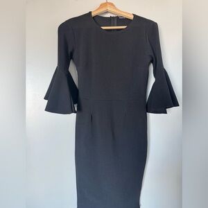 Boohoo Midi with Flare Bell Sleeves